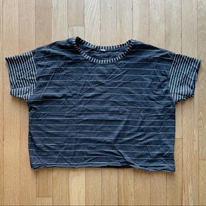 Lululemon | Striped Crop Tee